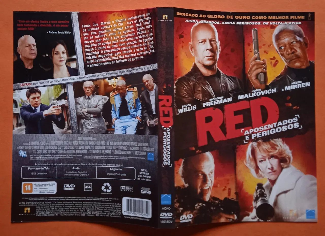 Dvd Red - Aposentados e Perigosos 1 e 2 - Foto 3