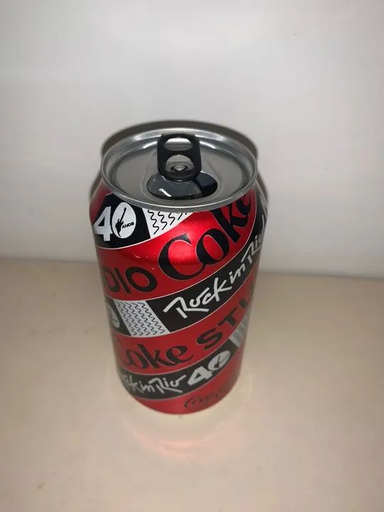 Latas: Coca Cola Edição Rock In Rio 40 Anos - Original Raro