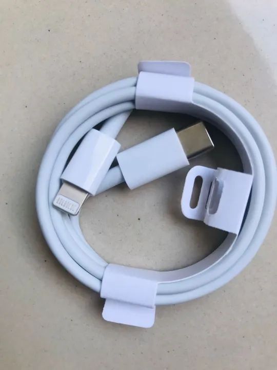 Cabo iPhone Lightning USB-C da Apple Novo - 3 meses de Garantia - Foto 4