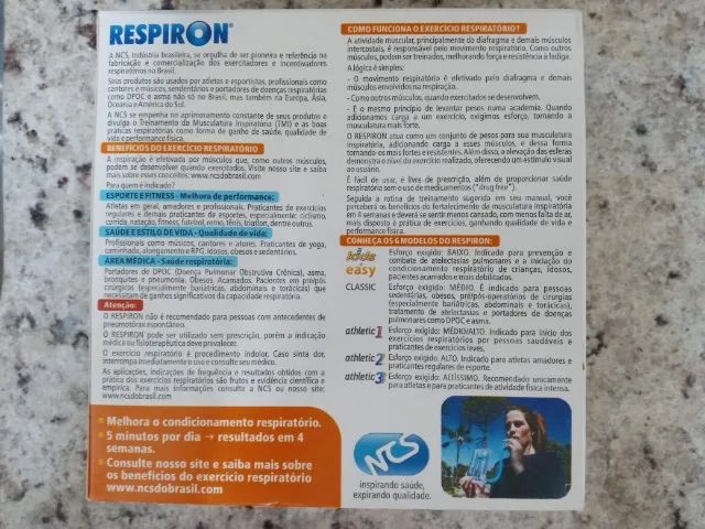 Respiron classic exercício respiratório novo - Foto 5