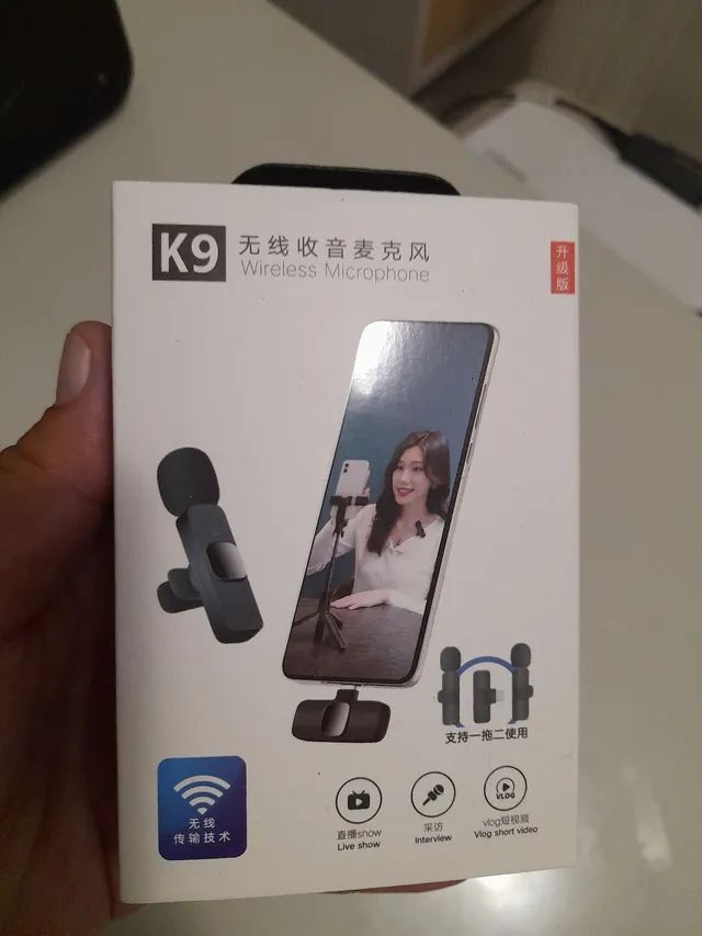Micro fone lapela novo na caixa
