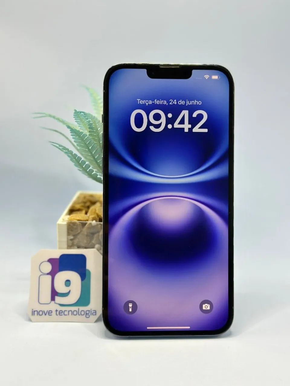 iPhone 13 Pro Max Azul 128GB 78% saúde da bateria, Seminovo