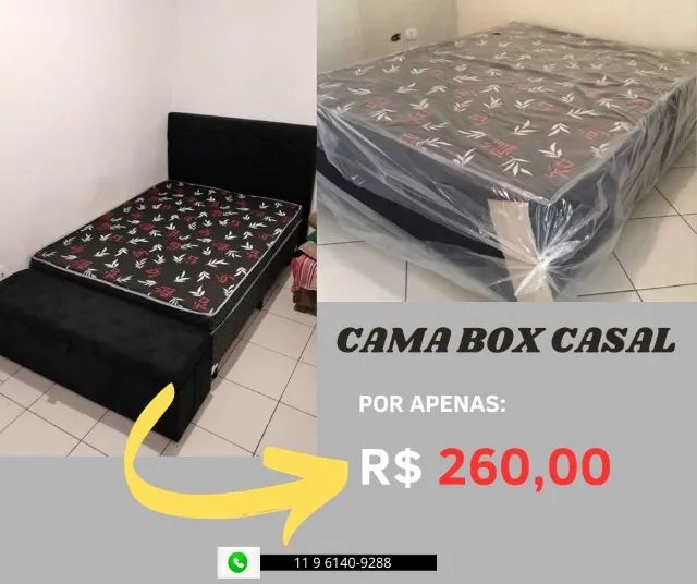 cama box casal 