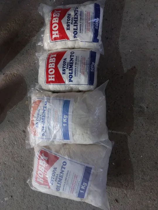 Estopa para Polimento Hobby - 500g e 1kg