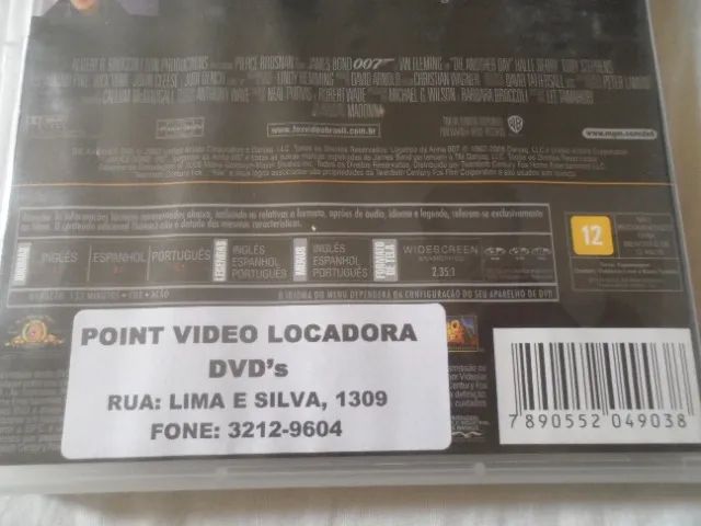 DVD duplo 007 Um Novo Dia Para Morrer Ultimate Edition de locadora