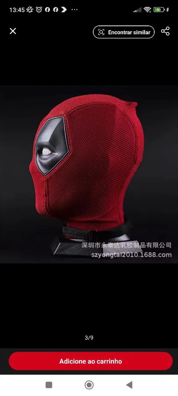 Mascara Deadpool  - Foto 2