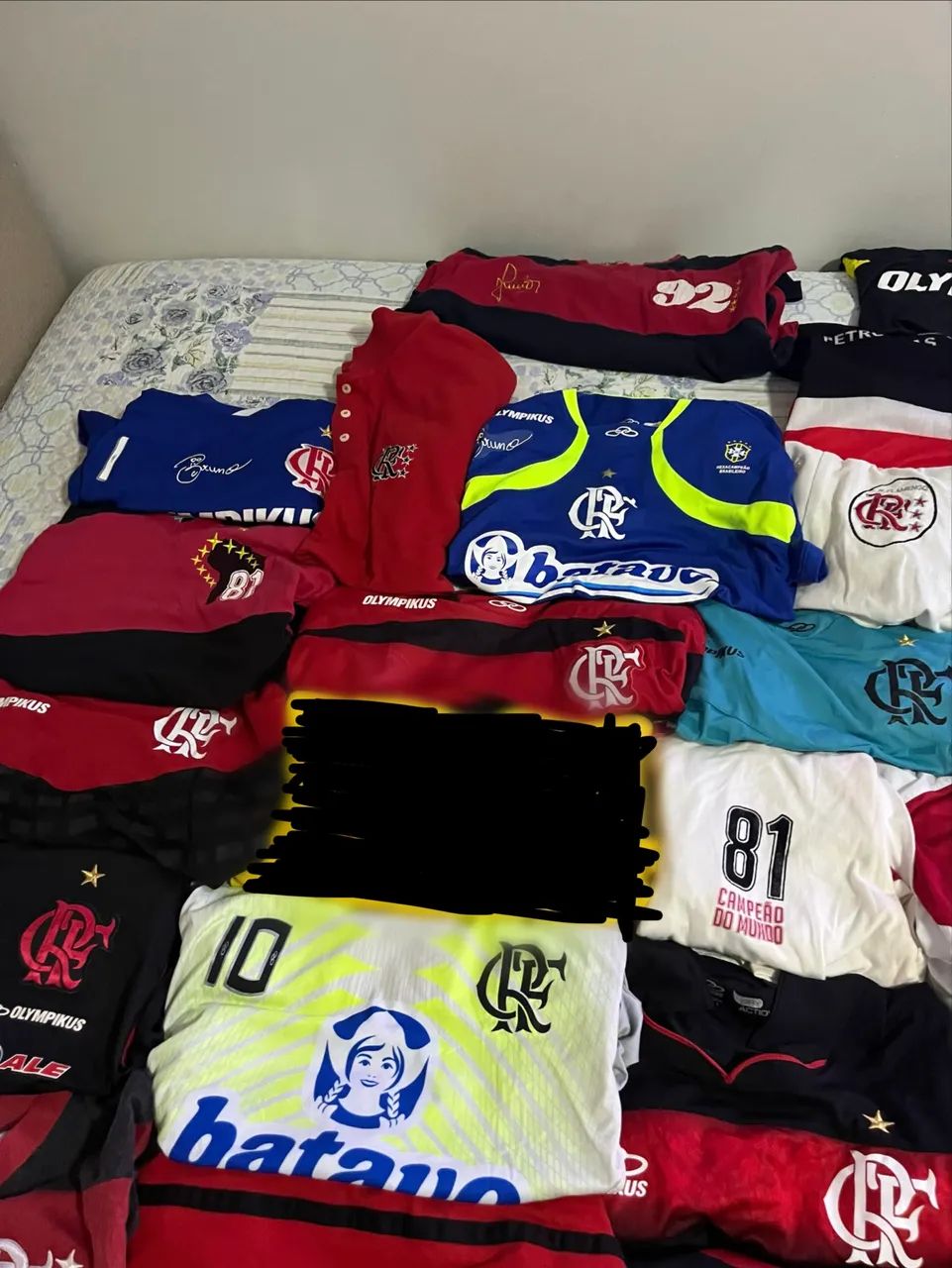 Coleção com 40 camisas/mantos do flamengo - Foto 3