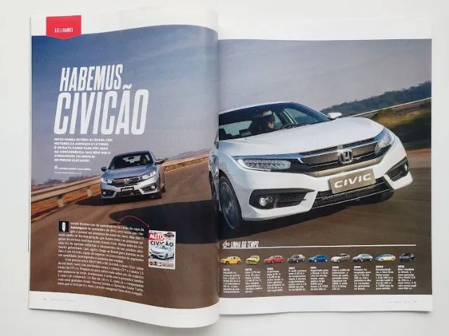 Honda Civic Touring e EXL 2017 - Revista Auto Esporte  - Foto 2