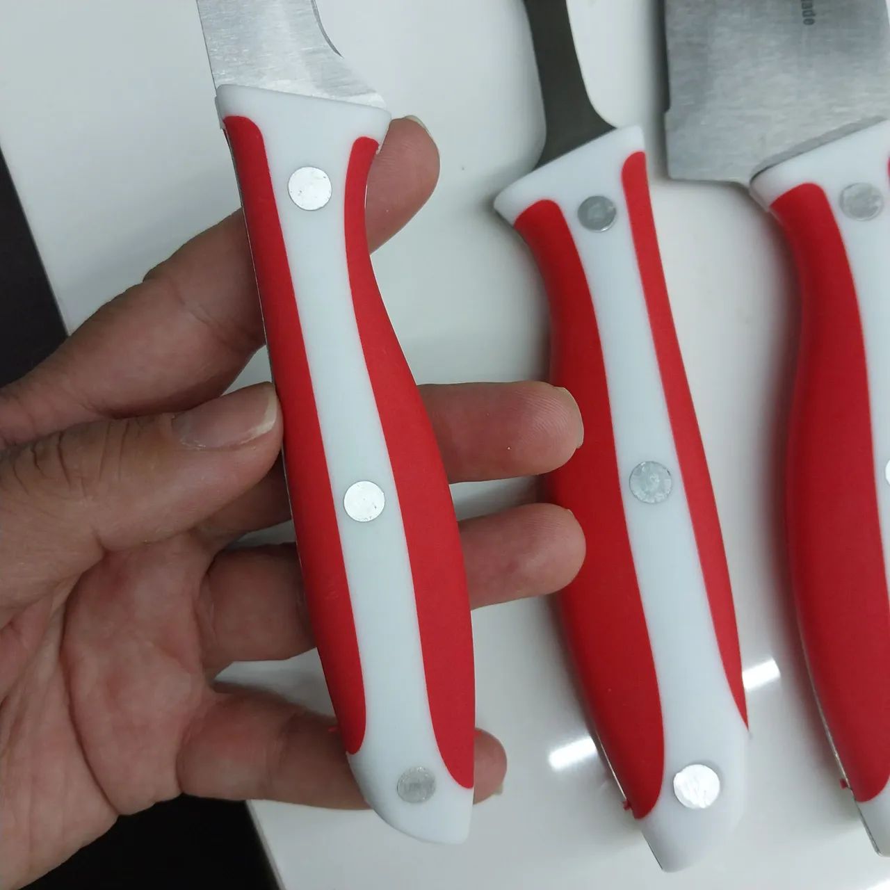 Conjunto de 3 facas para churrasco  - Foto 3