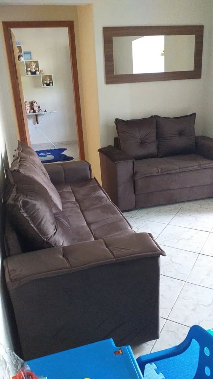 *SOFA BARCELONA  2X3 LUGARES - FRETE GRATIS
