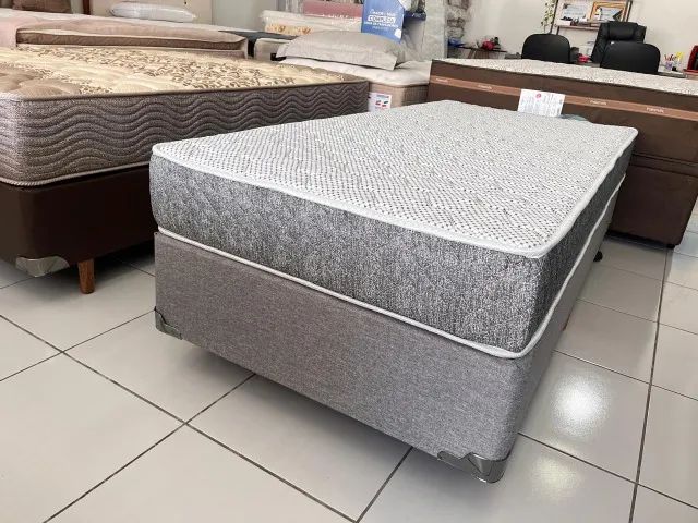 Promoção! Cama Box Solteiro Marca Umaflex Molas Ensacadas Confortável Nova! - Foto 4