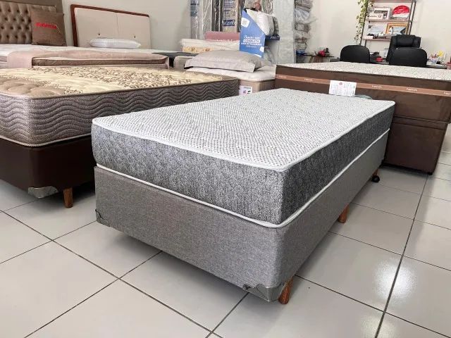 Promoção! Cama Box Solteiro Marca Umaflex Molas Ensacadas Confortável Nova! - Foto 3