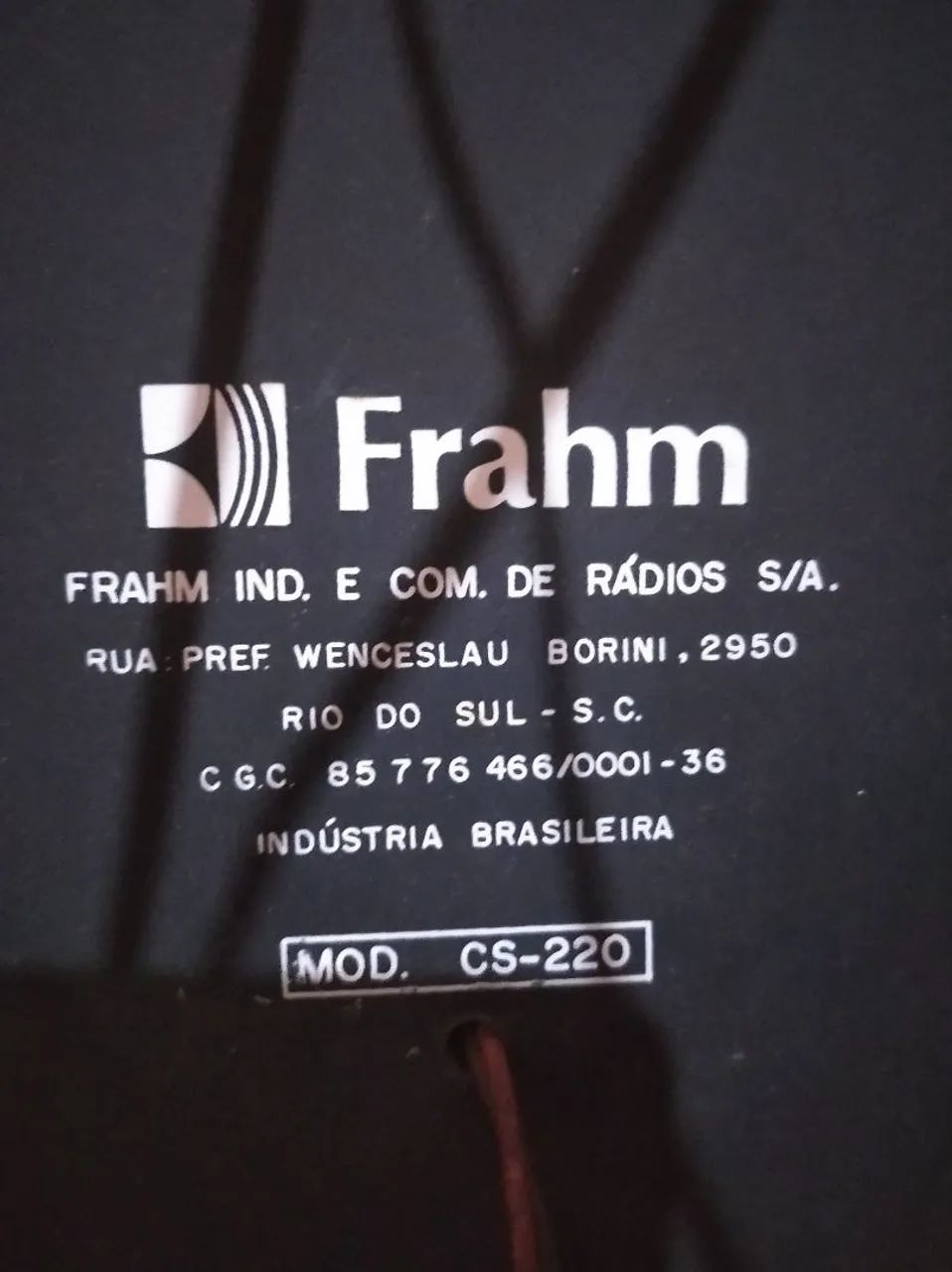 Toca-discos antigo Frahm ST-700 - Foto 5