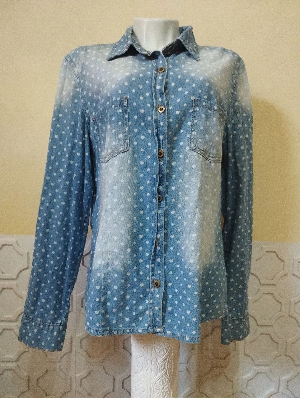 Camisa Jeans nova G