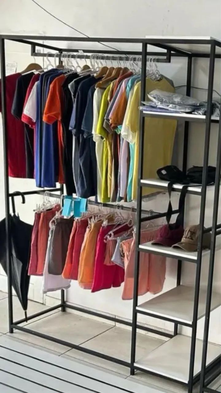 Arara com prateleiras  - Foto 2