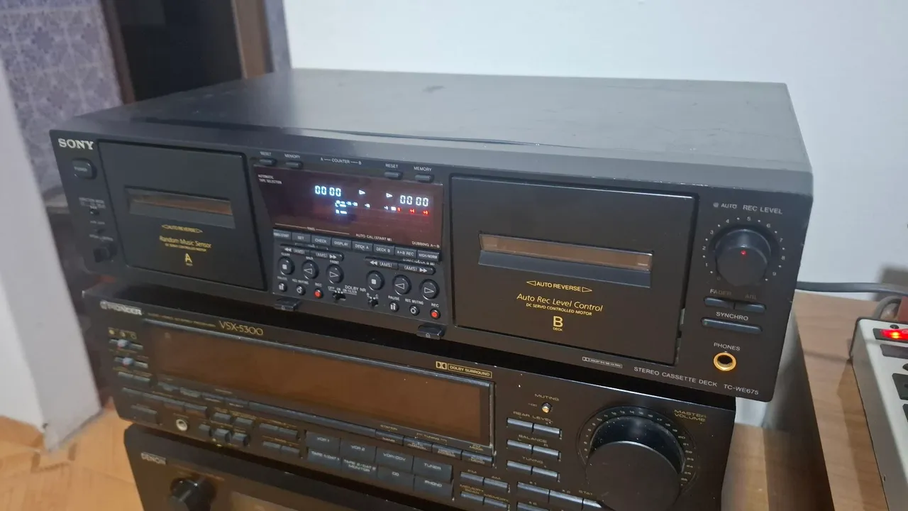 Deck Toca-fitas Stereo Sony TC-WE675