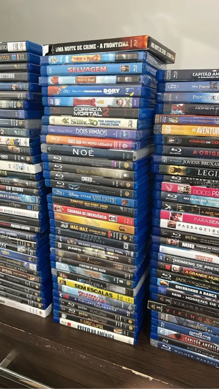 Coleção de Filmes Blu-Ray Variados