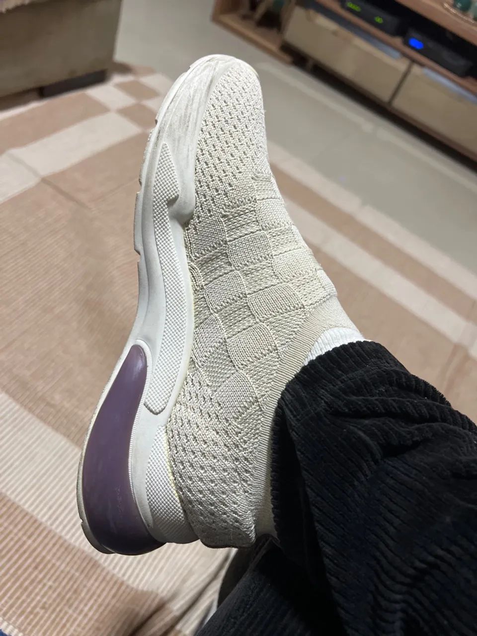 TÊNIS BEBECÊ SLIP OFF WHITE 38 BAIXEI - Foto 3
