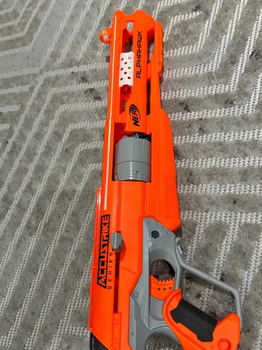 Nerf Accustrike Alphahawk - Blaster de Brinquedo - Foto 4