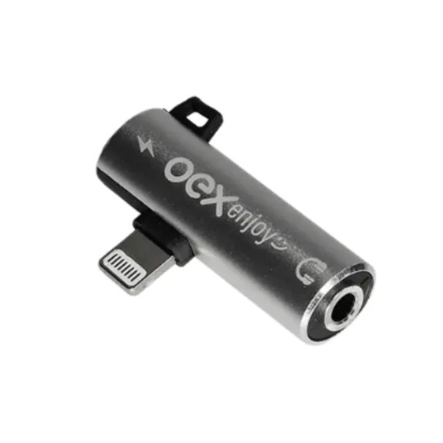 Adaptador Duo Lightning + P2 AD200 - Oex  cod: 2416