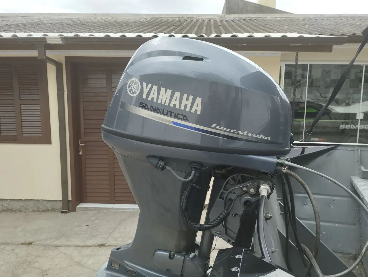 Lancha  de alumínio 6 metros, motor 40 Hp 4 tempos , e carreta rodoviária  - Foto 9