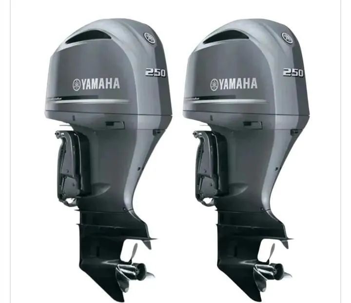 PARELHA YAMAHA 250hp P/ elétrica power Trim 4T - Motor de popa novo 