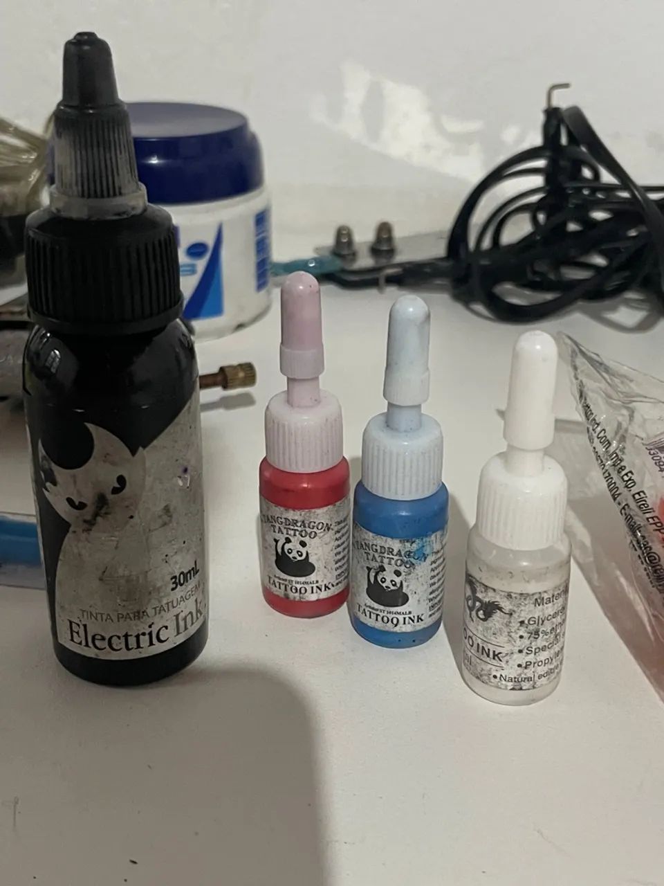 Kit Tatuador com máquina vender logo - Foto 3