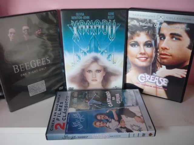 Xanadu Olivia Newton-john + john Travolta lote 4 DVD coleção filmes clássicos