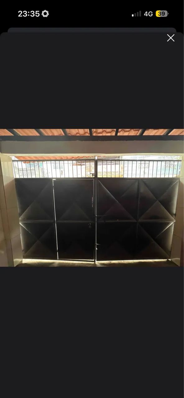 VENDO PORTÃO DE GARAGEM ÓTIMO ESTADO.. - Foto 2