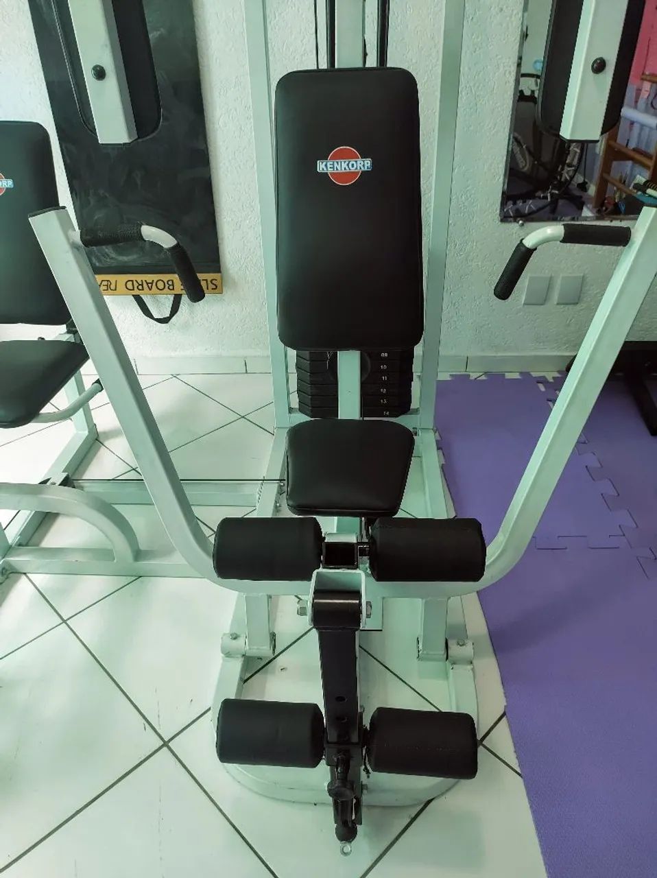 Estação de Musculação EMK 1500 c/100kg Kenkorp - Foto 2