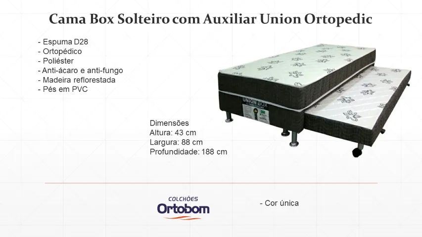 Chame para agendar sua entrega! Mod Bicama Box Ortobom Ortopédico COD 297   - Foto 2