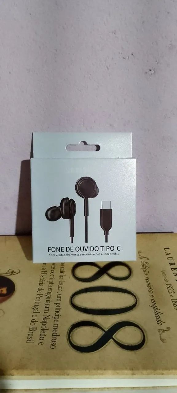 Fone de Ouvido Com Fio - Tipo C - Foto 3