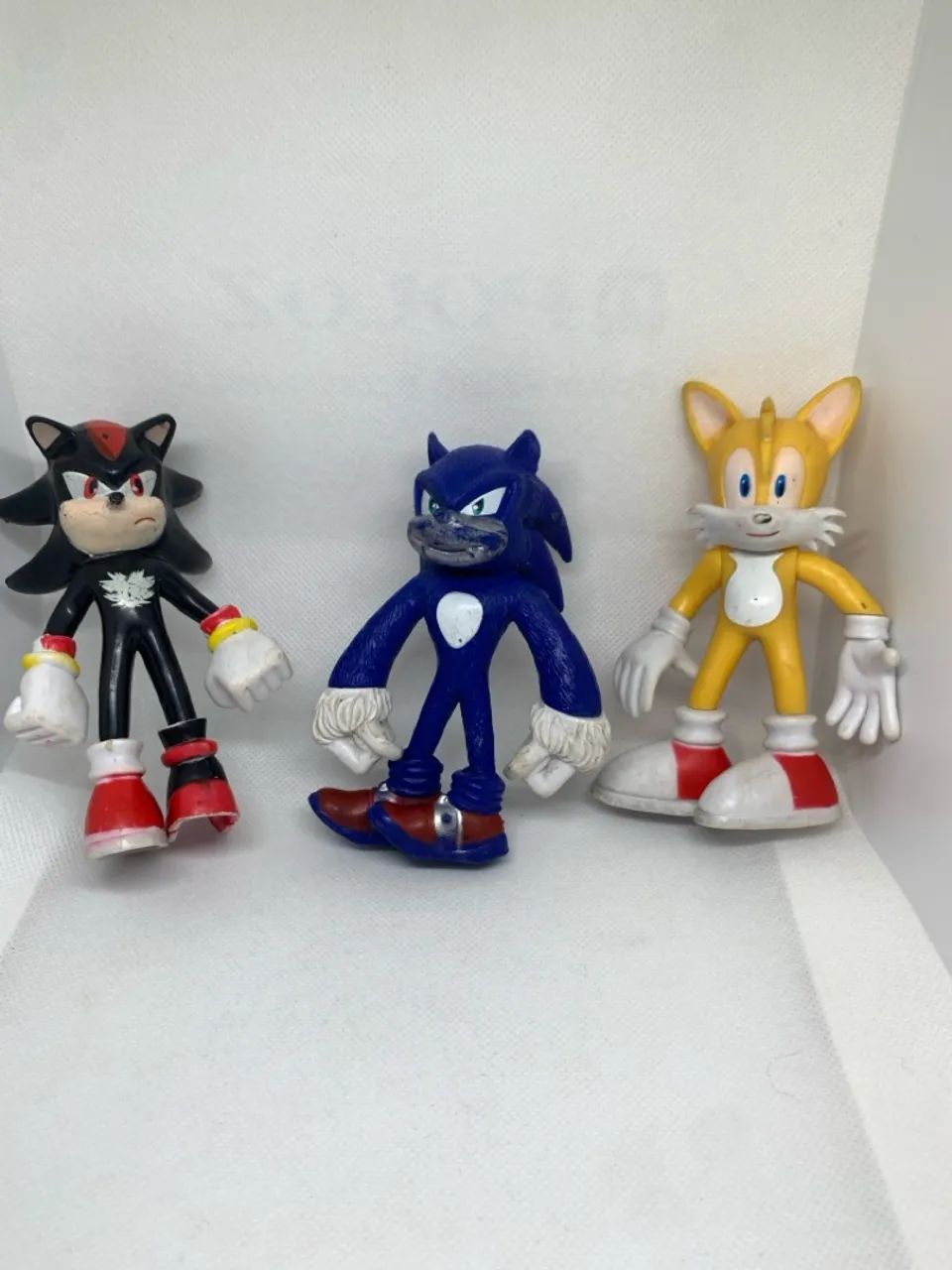 3 bonecos originais super sonic - 13cm - Foto 3