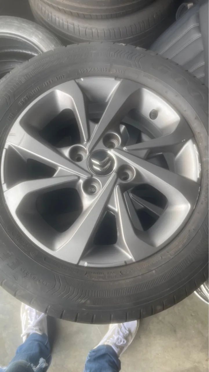 Rodas de liga leve aro 15 do citroen  c3 2024