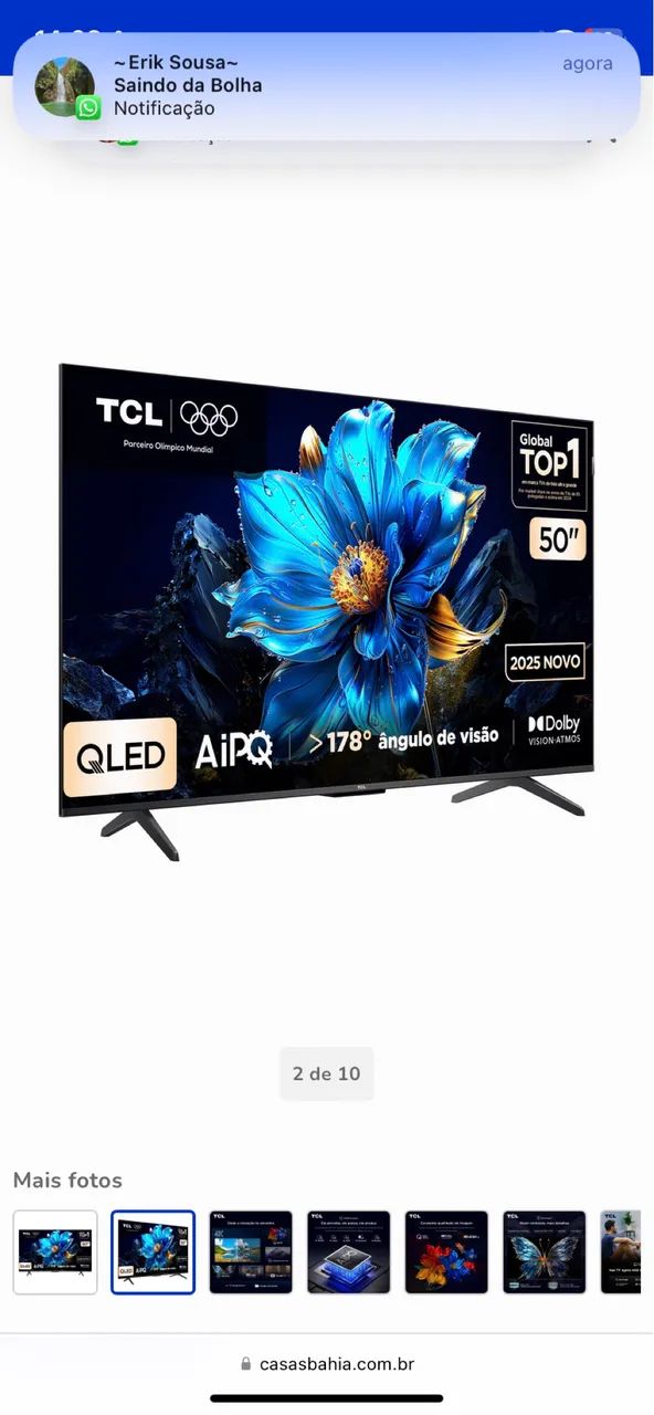 TV TCL P7K - 50 POLEGADAS