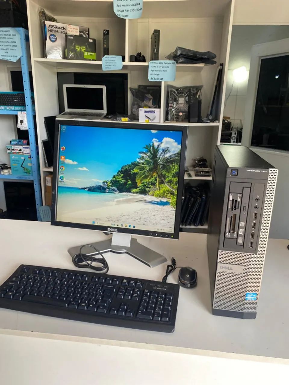 computador completo del790 core i5 2ªger/8gb mem/320gb+120gb ssd/tela 19 pol garantia e nf - Foto 2