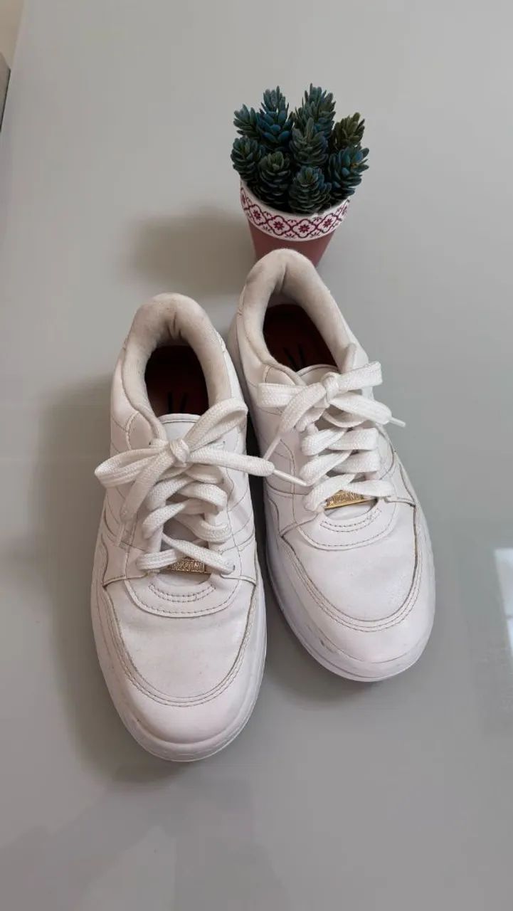 Tênis Branco Casual Vizzano - Foto 2