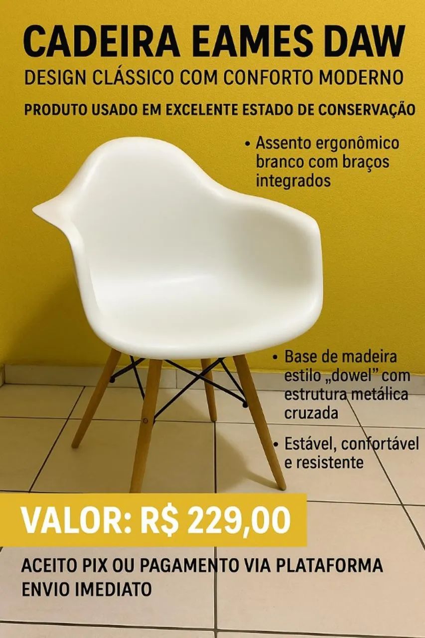 CADEIRAS EAMES DAW
