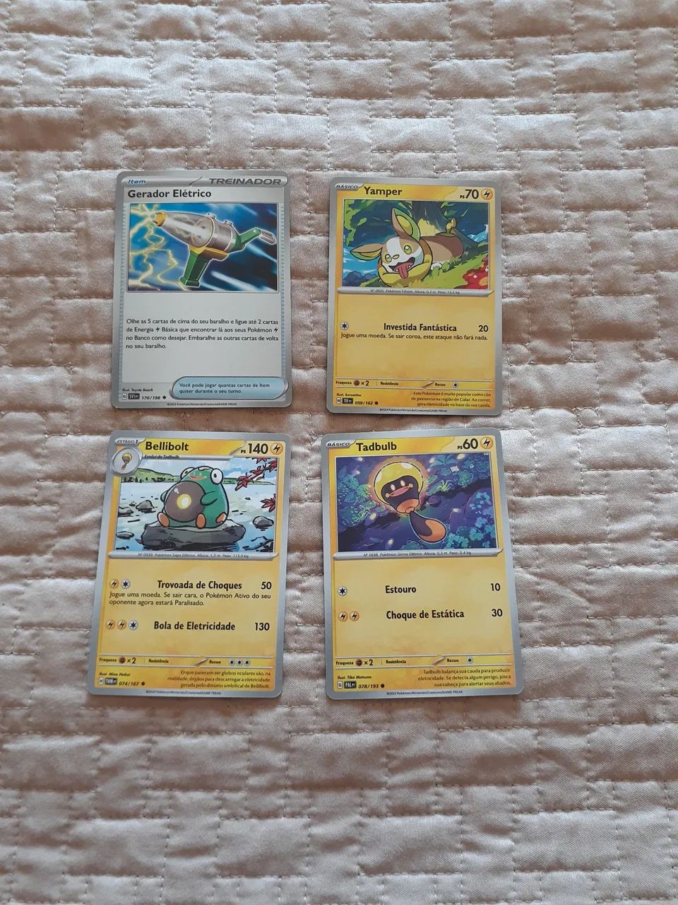 4 Cartas Pokémon 