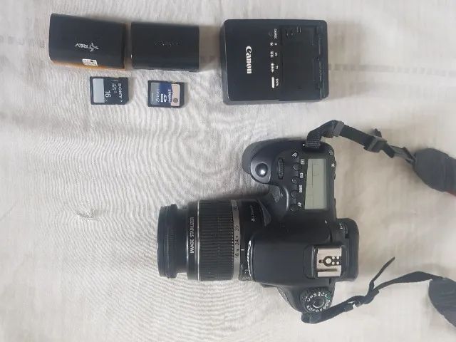 Câmera fotográfica Canon EOS 60D com corpo e lente EF-S 18-55mm - Foto 3