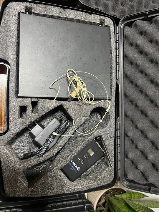 Kit de Microfone auricular LYCO Sem Fio Profissional - Foto 3