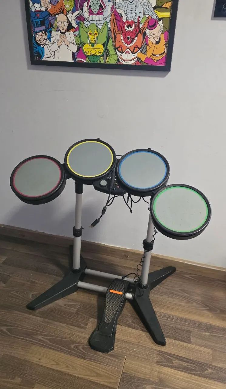 Bateria rockband guitar hero xbox 