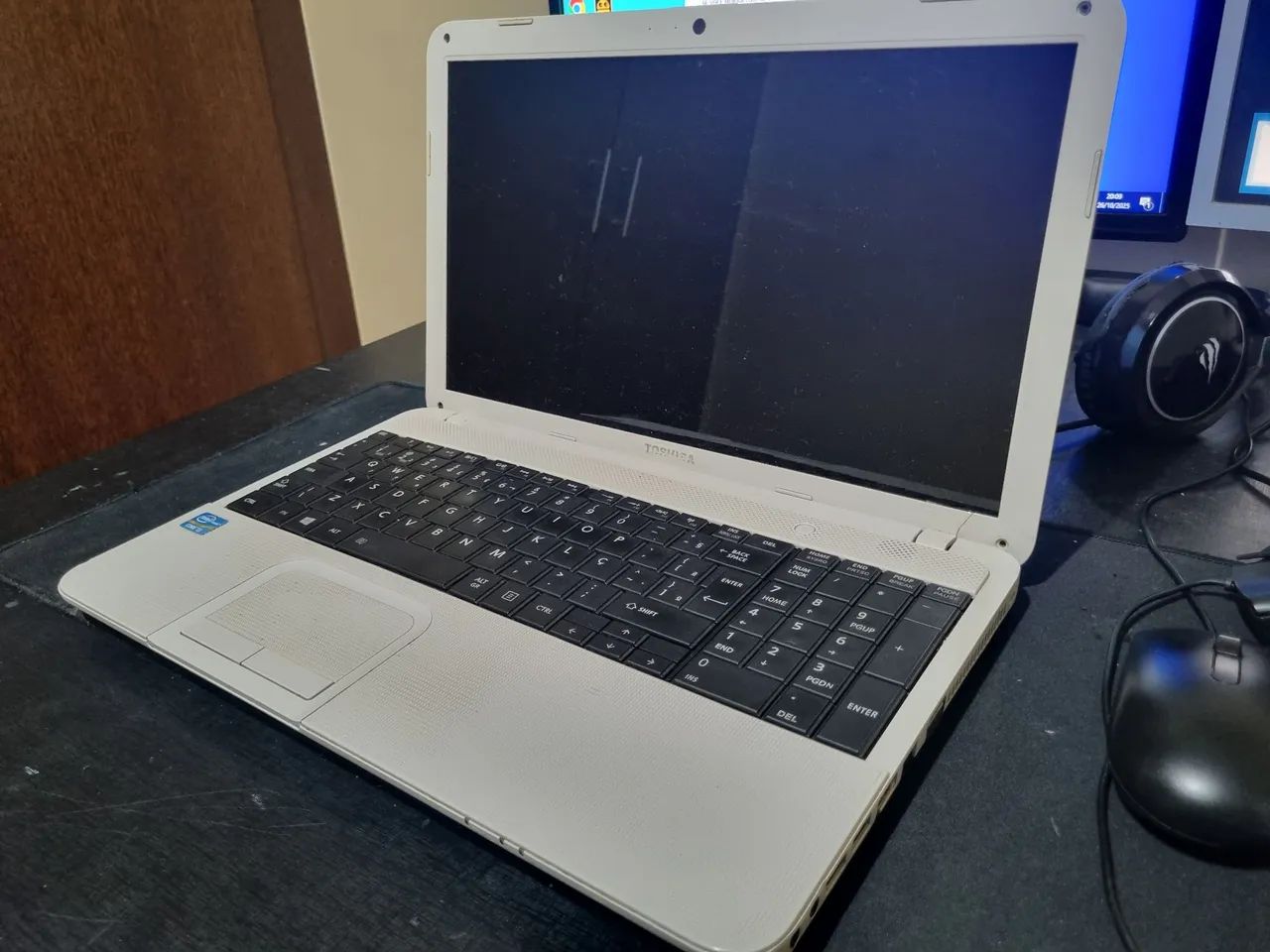 Notebook toshiba branco