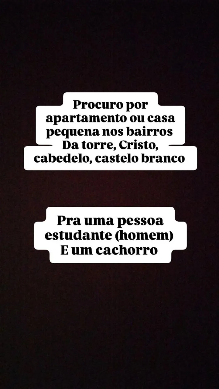 Preciso alugar uma casa