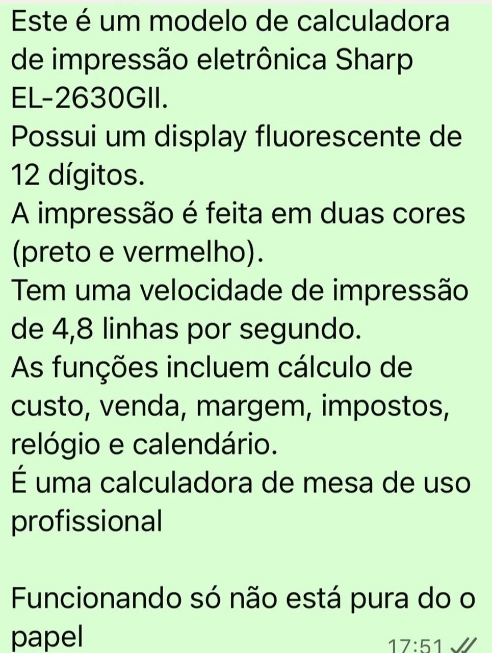 Calculadora Sharp 12 dígitos  - Foto 3