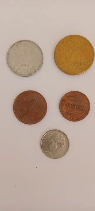Moedas antigas - Coleção