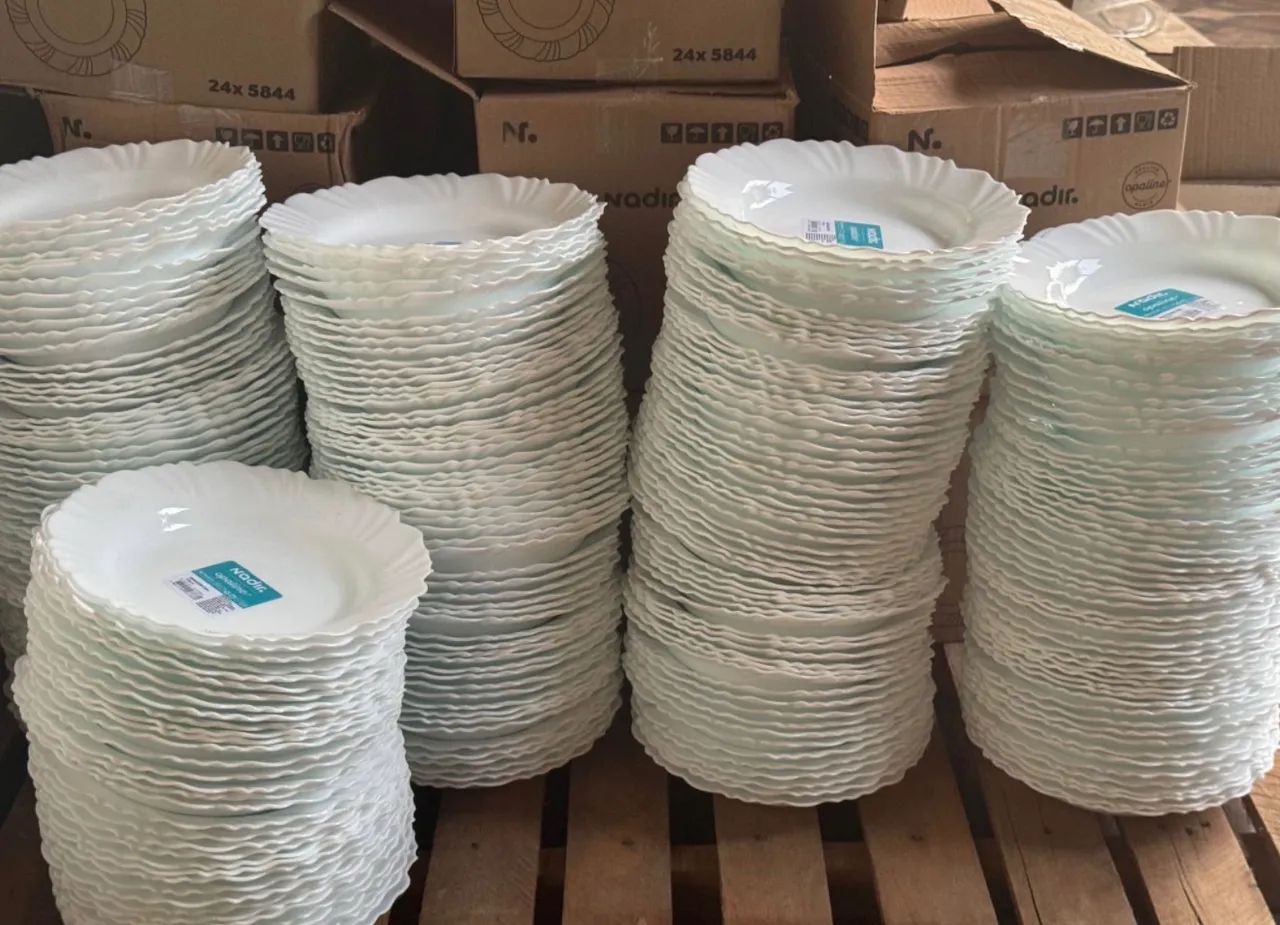 Jogo 6 pratos fundos Nadir  BARATOS