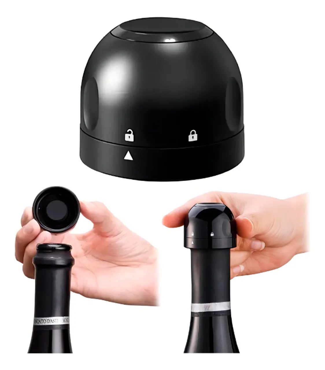 Estoque para revenda Tampa Hermética Para Champanhe Vedação 80 unidades