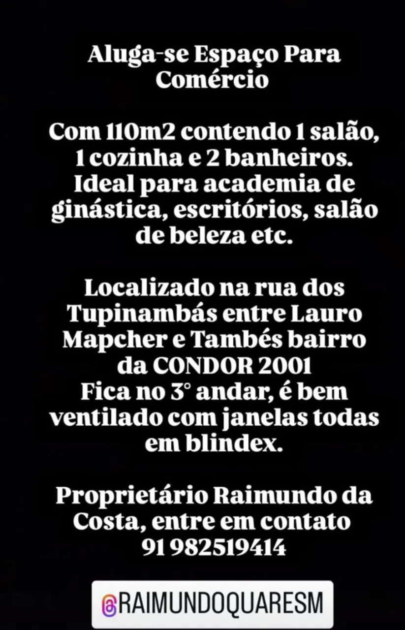 Aluguel comércio