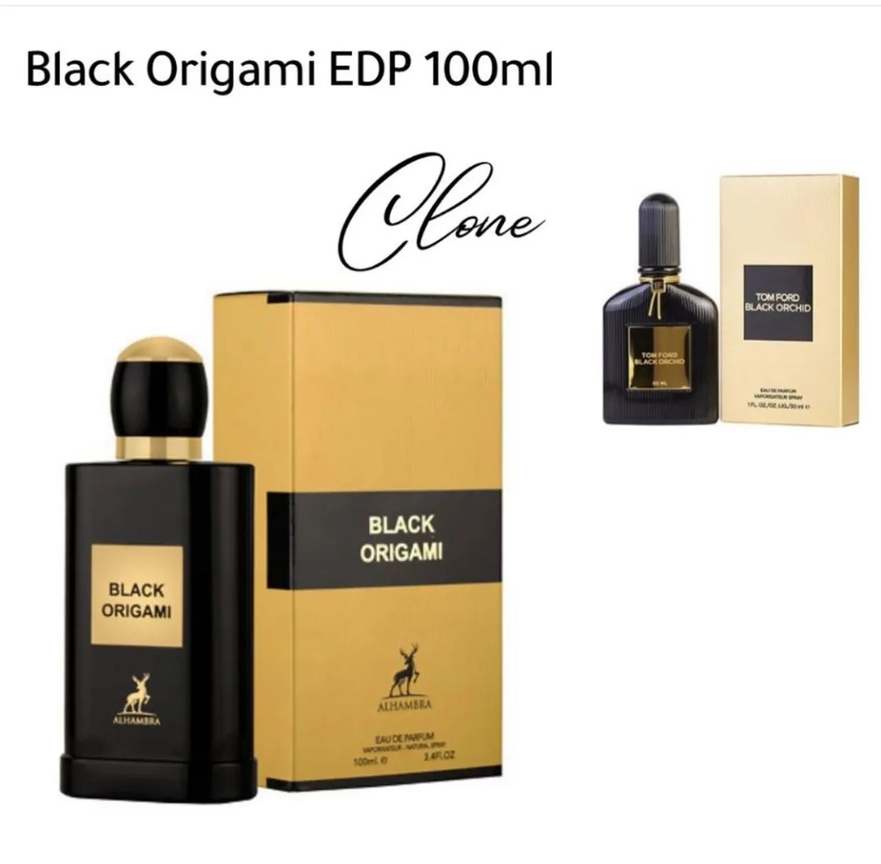PERFUME ÁRABE BLACK ORIGAMI - 100 Original - Lacrados  - Foto 6
